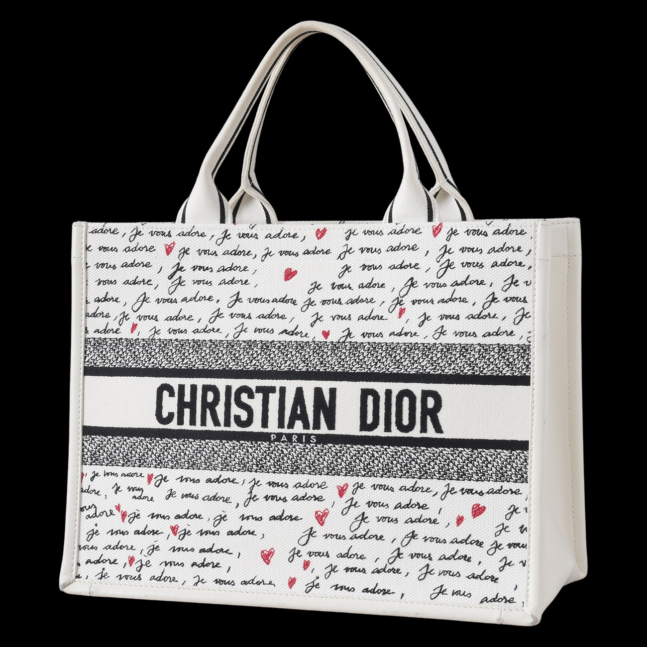 CHRISTIAN DIOR(USED)디올 아무르 북토트 미듐